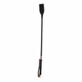 Load image into Gallery viewer, 18" PU Golden Tip Riding Crop Black
