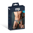 Load image into Gallery viewer, Go Wild! Thong W/ 2 Rings Multi Animal S/M
