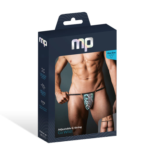 Go Wild! Adjustable G-String Multi Animal One Size