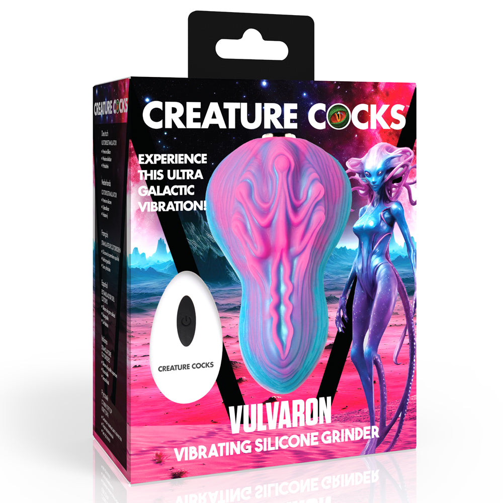 Creature Cocks Vulvaron Vibrating Silicone Grinder With Remote Control