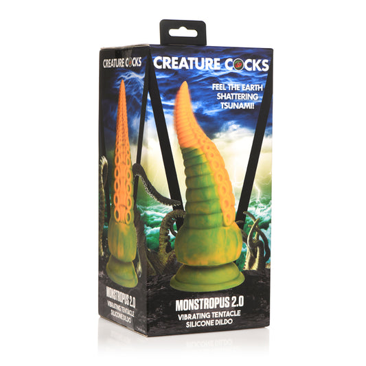 Creature Cocks Monstropus 2.0 Vibrating Tentacle Silicone Dildo