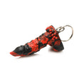 Load image into Gallery viewer, Creature Cocks Fire Demon Keychain
