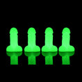 Load image into Gallery viewer, Big Ballers Glow-In-The-Dark Magnetic Snap-On Peckers 4 Pk
