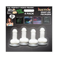 Load image into Gallery viewer, Big Ballers Glow-In-The-Dark Suction Snap-On Peckers 4 Pk
