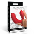 Load image into Gallery viewer, Bloomgasm Rose Touch Pulsing Silicone Finger Vibrator
