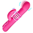 Load image into Gallery viewer, Bang! Come-Hither Beaded Silicone Rabbit Vibrator
