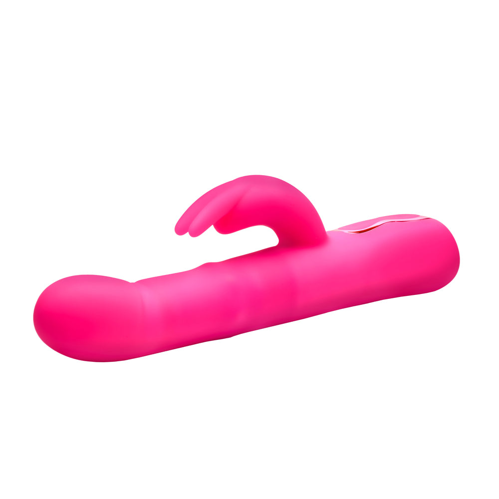 Bang! Come-Hither Beaded Silicone Rabbit Vibrator