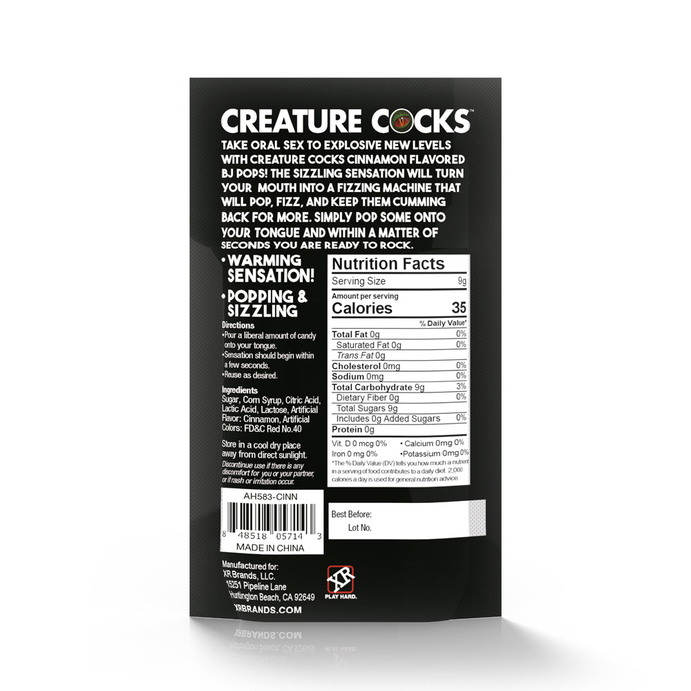 Creature Cocks Bj Pops! Cinnamon