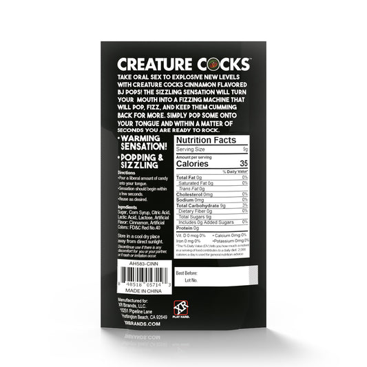 Creature Cocks Bj Pops! Spearmint