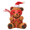 Load image into Gallery viewer, Master Series Holiday Bondage Bear Keychain Brown
