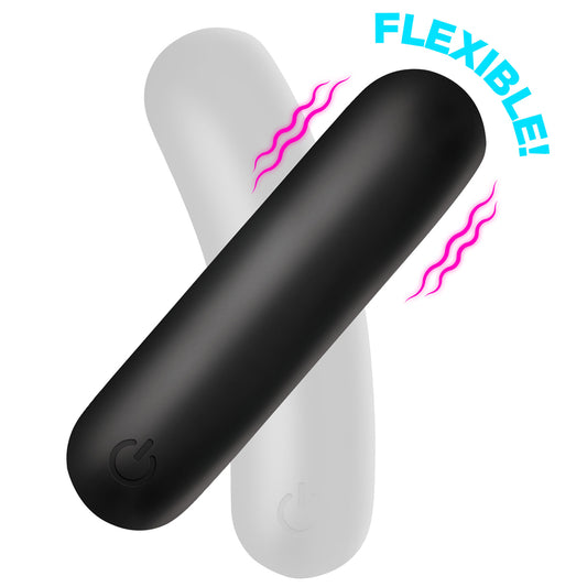 Bang! Flexible Silicone Bullet Black