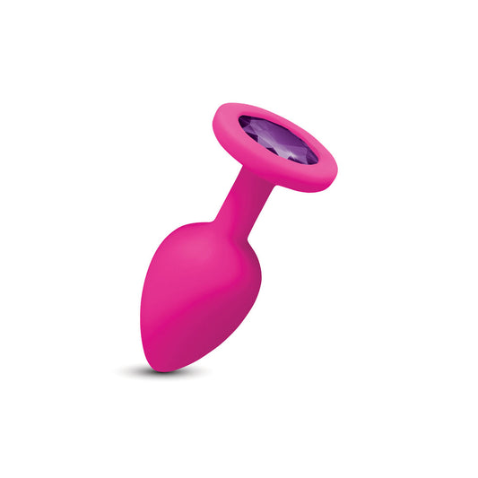 Viben Gemma Purple Gem Pink Silicone Plug Small