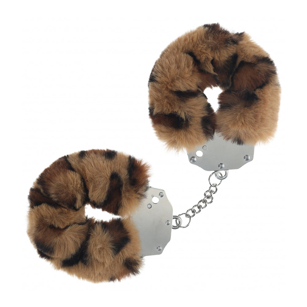 Ouch! Heavy-Duty Fluffy Handcuffs Leopard