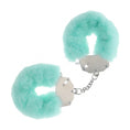 Load image into Gallery viewer, Ouch! Heavy-Duty Fluffy Handcuffs Powder Green
