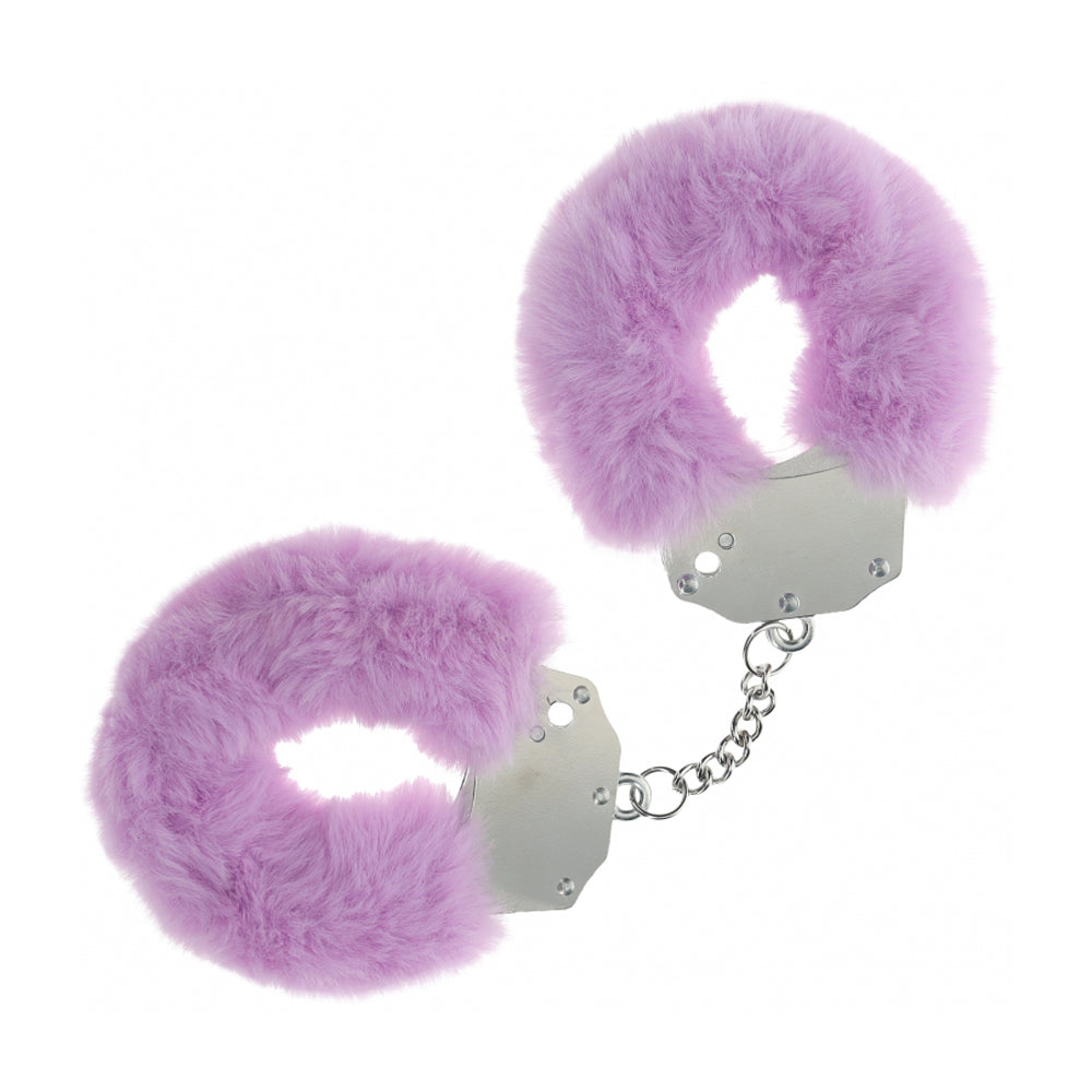 Ouch! Heavy-Duty Fluffy Handcuffs Lavander