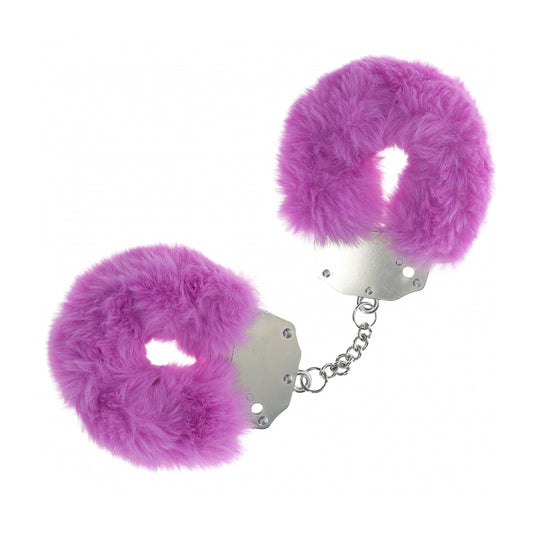 Ouch! Heavy-Duty Fluffy Handcuffs Purple