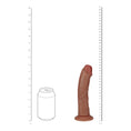 Load image into Gallery viewer, 8" Vibrating Cock Regular Curved Tan
