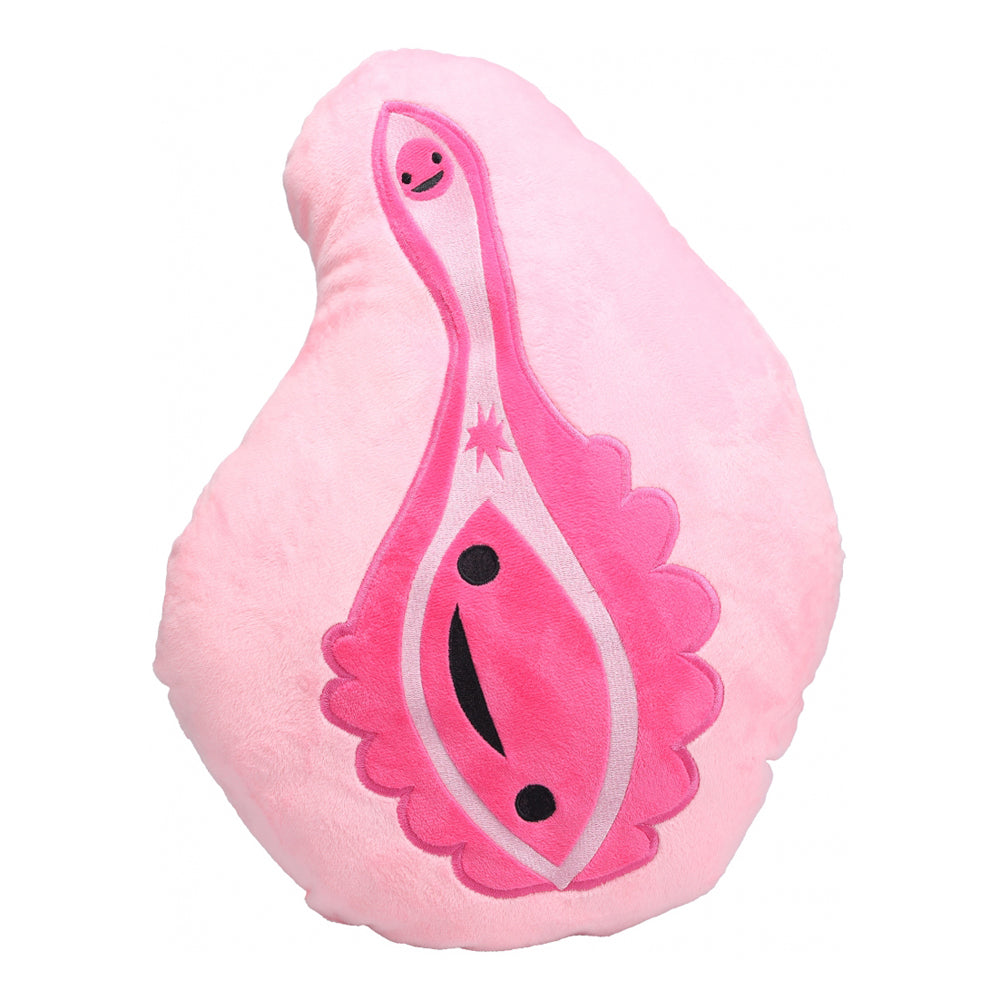 S-Line Pussy Pillow Plushie With Storage Pouch Pink