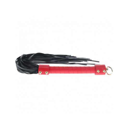 Ouch! Milan Collection Flogger Black/Red