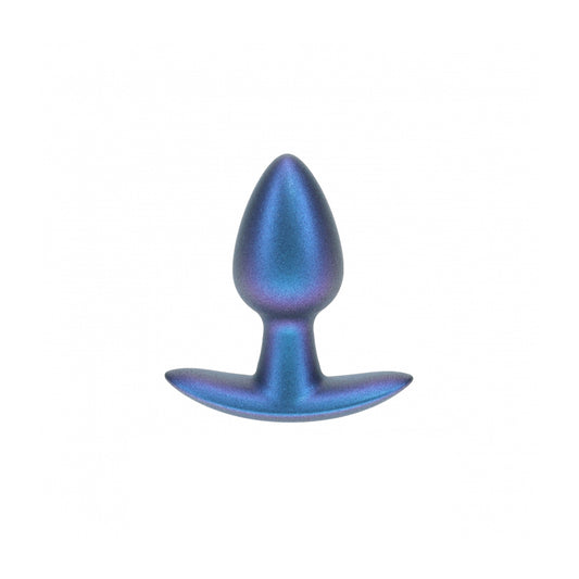 Ouch! Anal Plug Small Silicone Metallic Blue