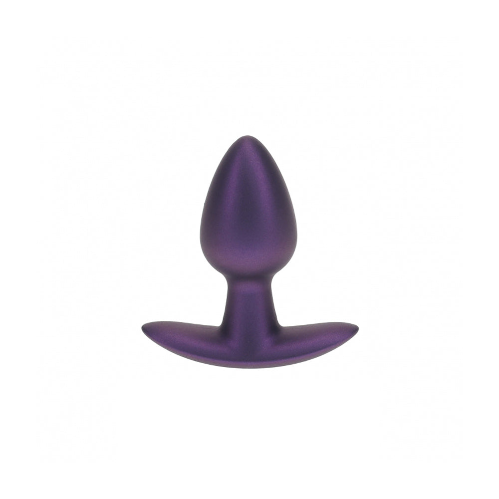 Ouch! Anal Plug Small Silicone Metallic Purple