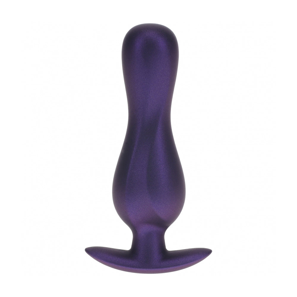 Ouch! Curvy Anal Plug Silicone Metallic Purple