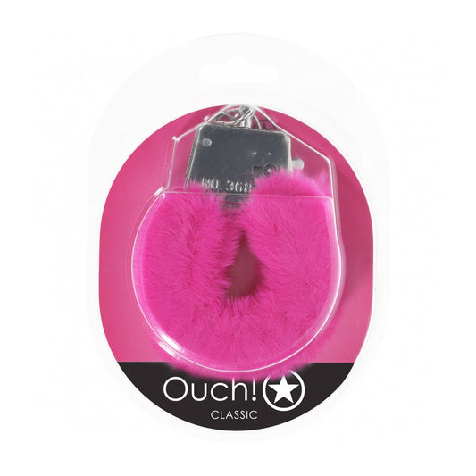 Ouch! Classic Fluffy Handcuffs Pink