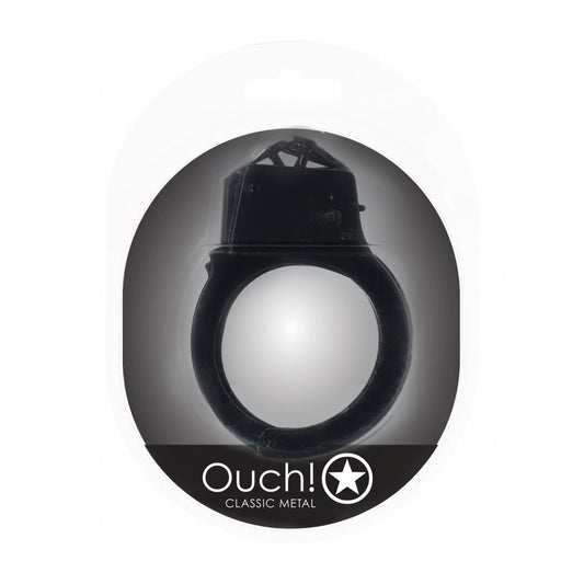 Ouch! Classic Metal Handcuffs Black