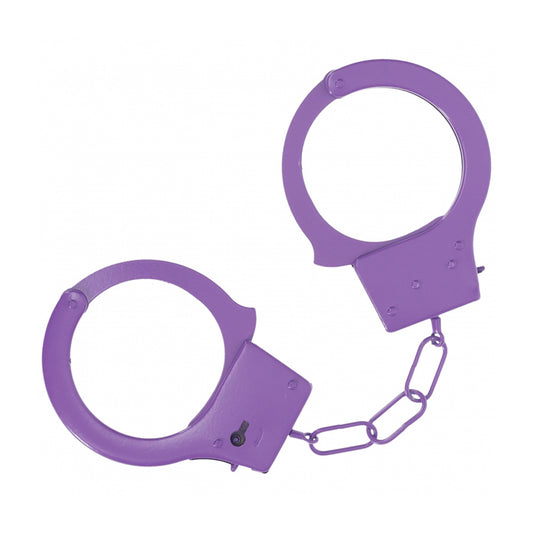 Ouch! Classic Metal Handcuffs Purple