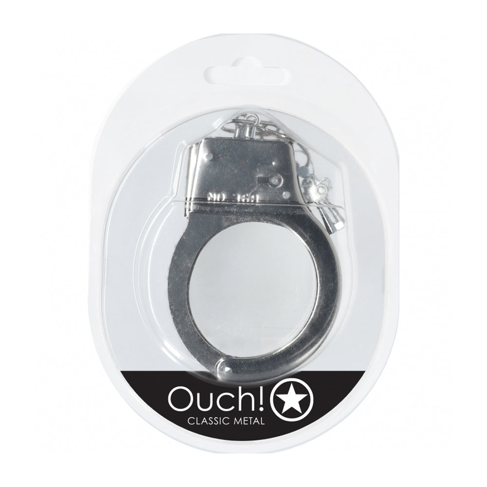 Ouch! Classic Metal Handcuffs Silver