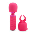 Load image into Gallery viewer, Harlow Nubii Mini Wand W/ Masturbator Pink
