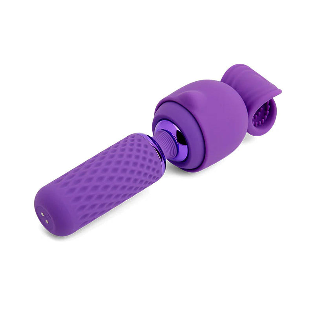 Harlow Nubii Mini Wand W/ Masturbator Purple