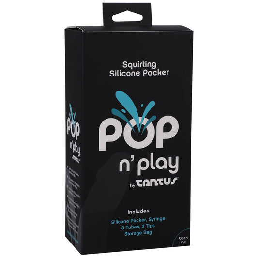 Pop N&#39; Play By Tantus Squirting Packer Espresso