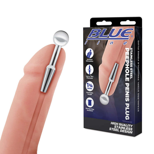 Stainless Steel Peephole Penis Plug