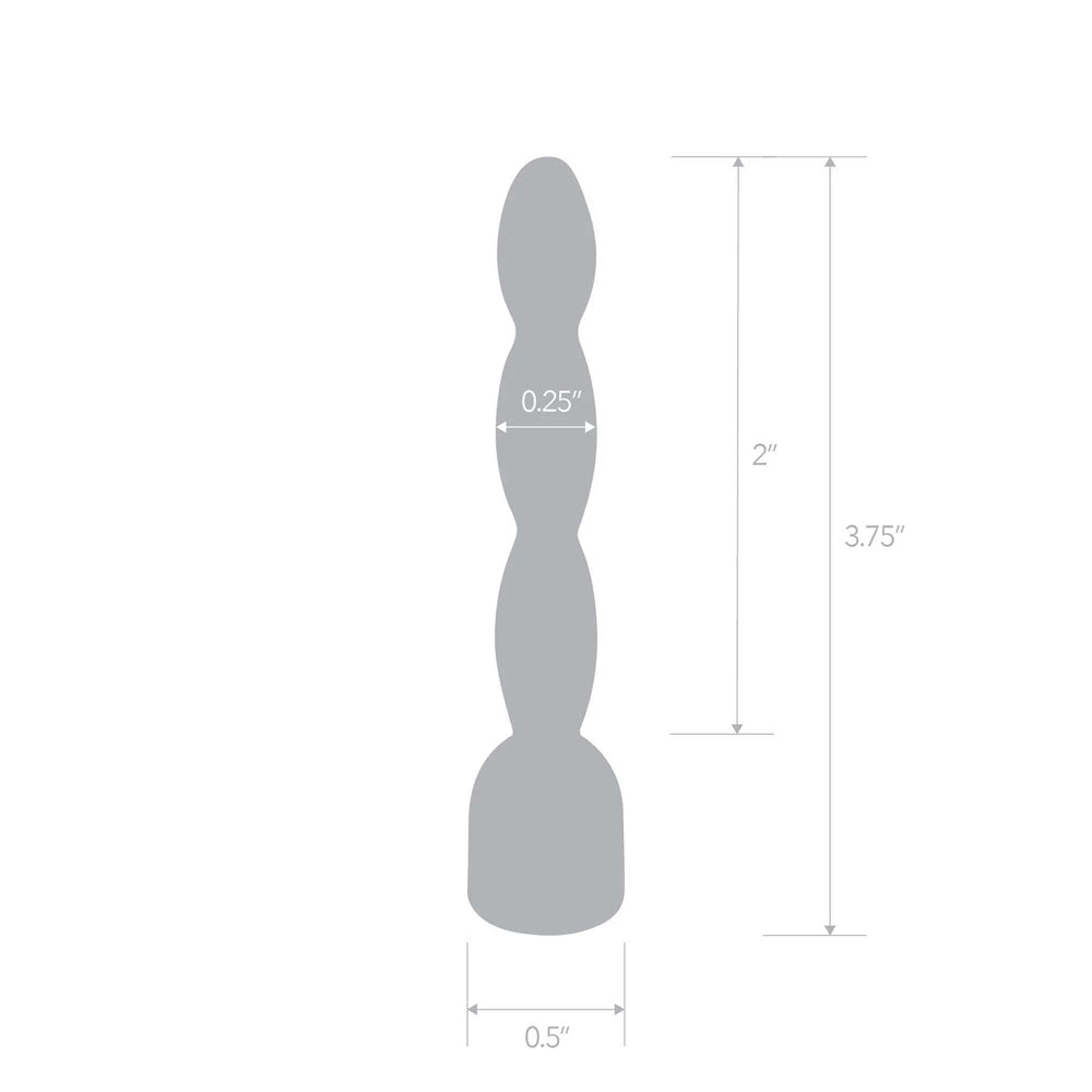 2&quot; Stainless Steel Bling Bling Wavy Penis Plug