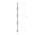 Load image into Gallery viewer, 6" Stainless Steel Wavy Urethral Sound
