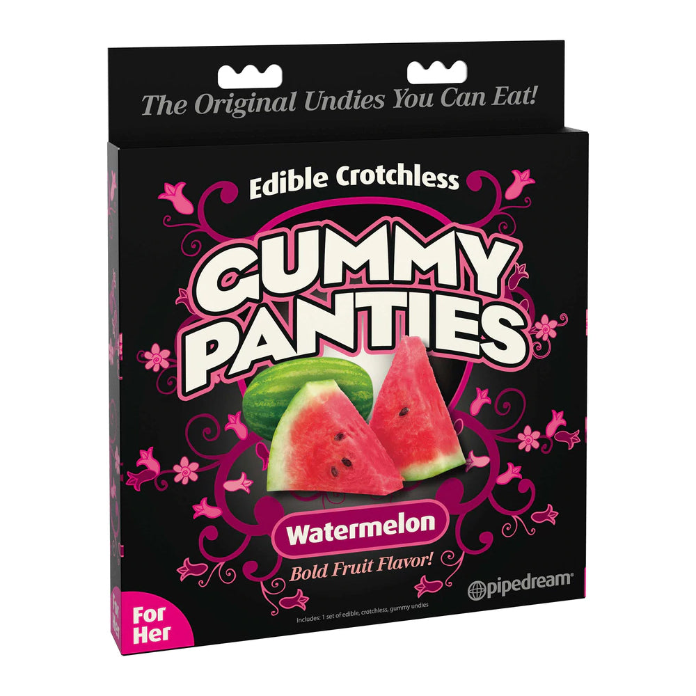 Edible Crotchless Gummy Panties Watermelon