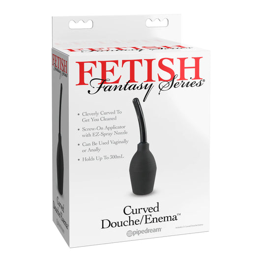 Fetish Fantasy Series Curved Douche/Enema Black