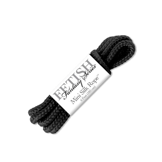 Fetish Fantasy Series Mini Silk Rope Black