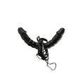 Load image into Gallery viewer, Fetish Fantasy Series Vibrating Double Delight Strap-On Black
