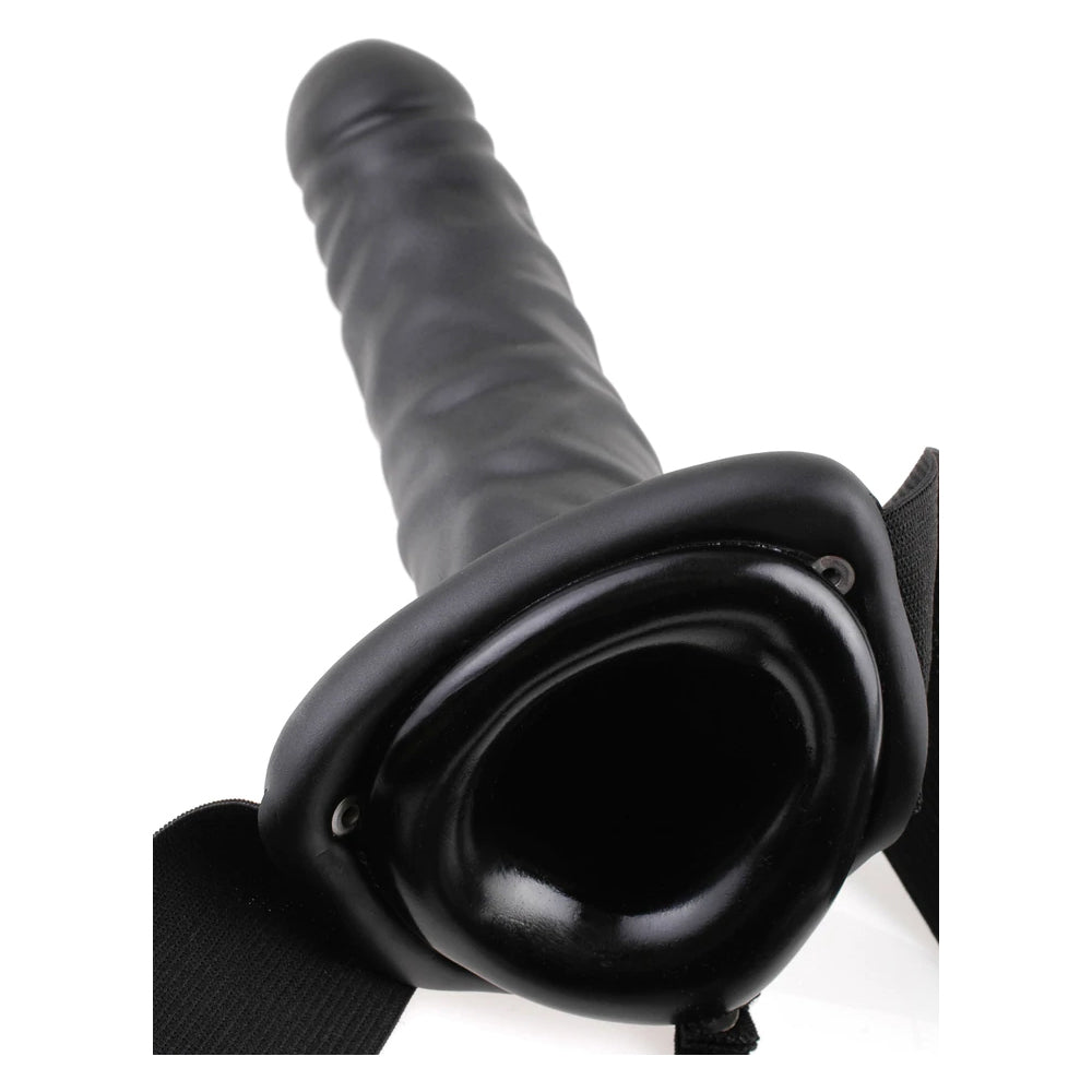 Fetish Fantasy Series 8&quot; Hollow Strap-On Black