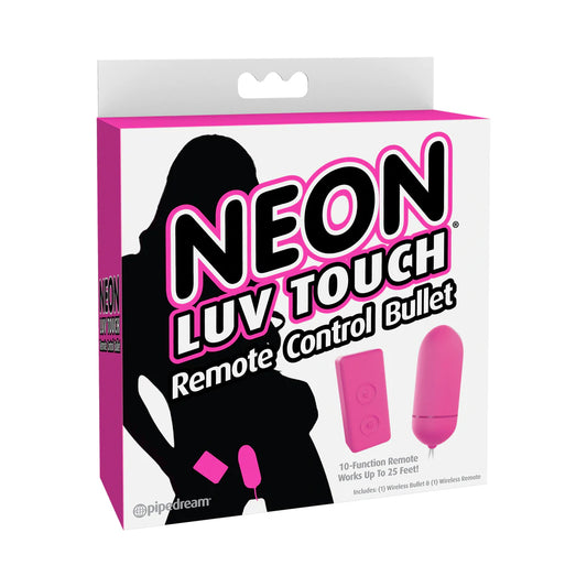 Neon Luv Touch Remote Control Bullet Pink