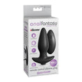 Load image into Gallery viewer, Anal Fantasy Collection Remote Control Silicone Plug Black
