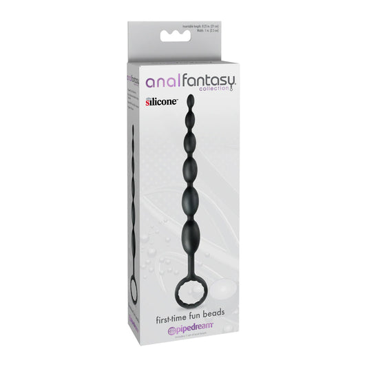 Anal Fantasy Collection First-Time Fun Beads Black