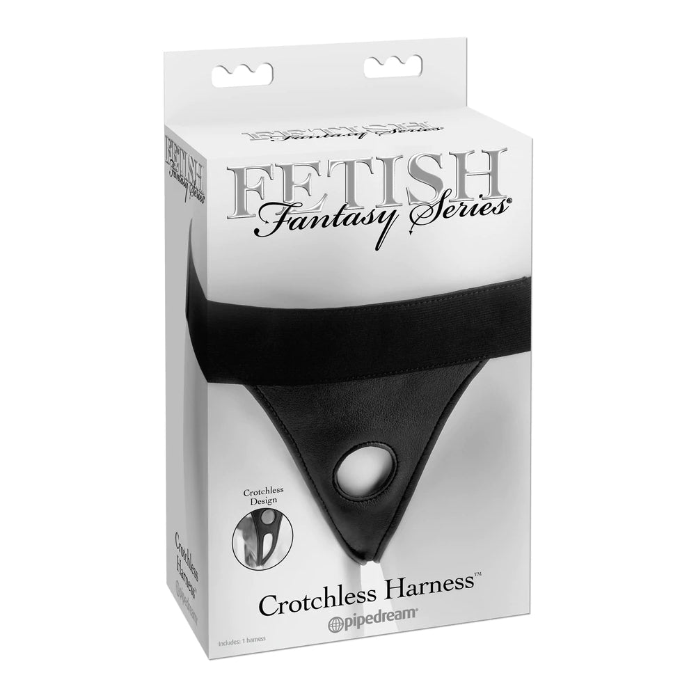 Fetish Fantasy Series Crotchless Harness Black