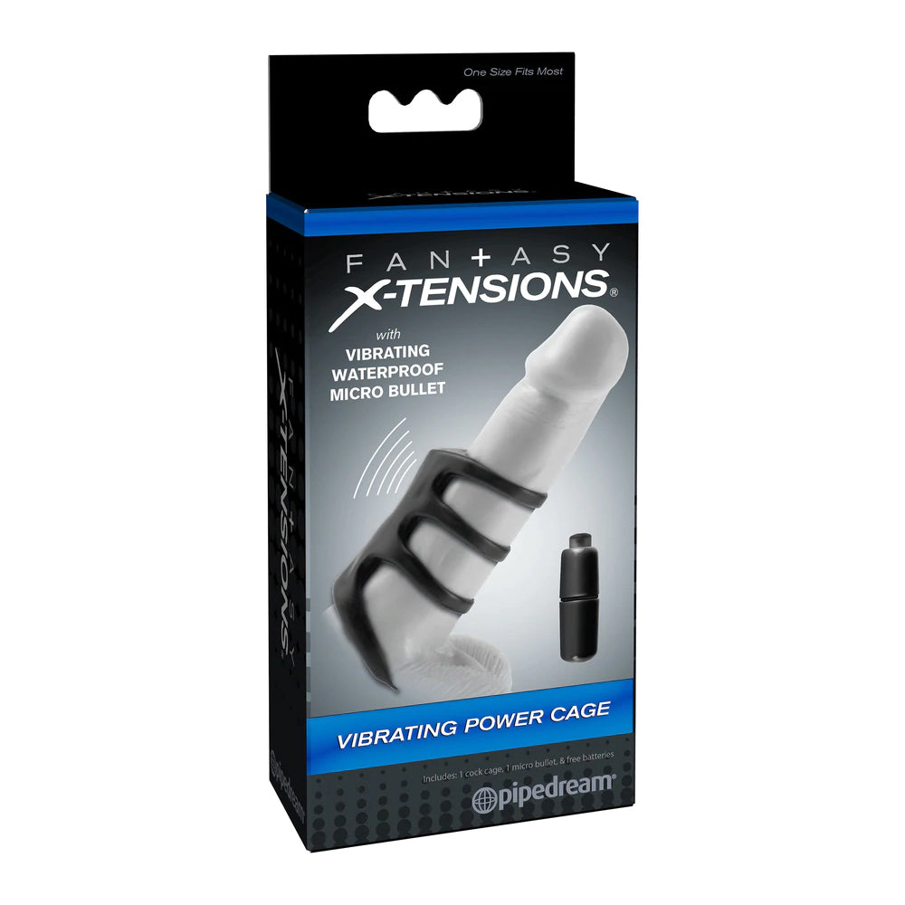 Fantasy X-tensions Vibrating Power Cage Black