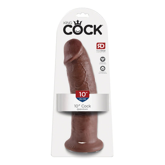 King Cock 10&quot; Cock Brown