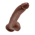 Load image into Gallery viewer, King Cock 9" Cock with Balls Brown
