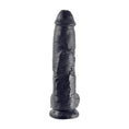 Load image into Gallery viewer, King Cock 10" Cock with Balls Black
