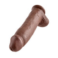 Load image into Gallery viewer, King Cock 12" Cock with Balls Brown
